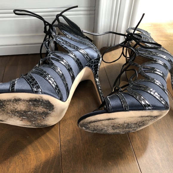 Jimmy Choo Lace Up Heels - Picture 4 of 6